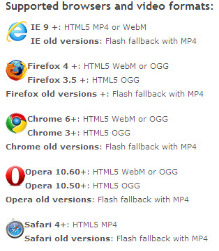 browsers supported format