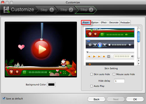 Convert video to flash FLV/SWF on Mac.